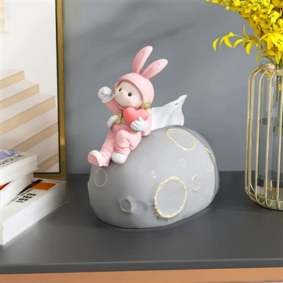 Ornament pentru cutie de șervețele Bunny Adventures