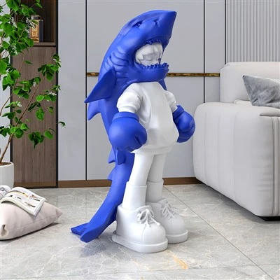 Cool Shark Hat Hanocă Statuie Fată
