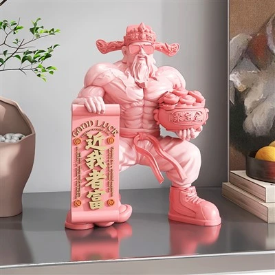 Statuie de birou Zeul Bogăției Muscular